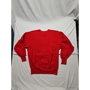 Vintage Champion Reverse Weave Crewneck Sweatshirt Men XL Red Made In USA 90s